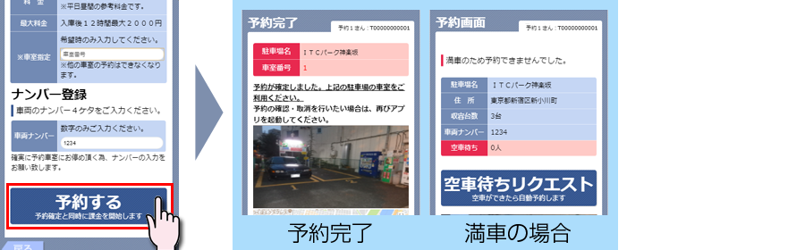 Qt Net駐車場予約システム コインパ予約 ご利用方法